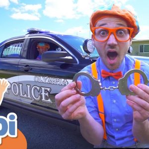Blippi Learning About Police Cars | Educational Videos For Kids