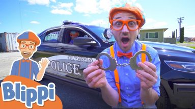 Blippi Learning About Police Cars | Educational Videos For Kids