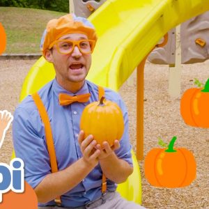 Blippi Visits Pumpkin Playground | Halloween Videos For Kids