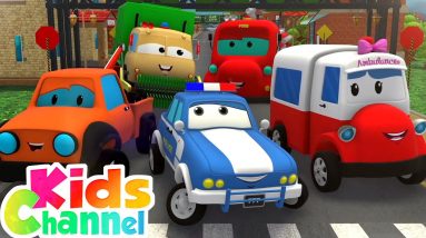 Finger Family Song - Road Rangers Car Cartoon Videos from Kids Channel