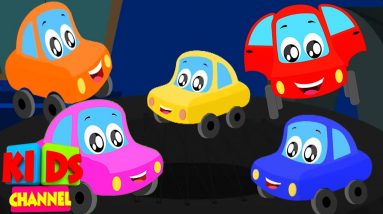 Five Little Babies Nursery Rhymes | Little Red Car Cartoons - Kids Channel