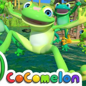 Five Little Speckled Frogs | CoComelon Nursery Rhymes & Kids Songs