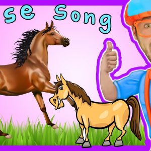 Horses for Kids - Horse Song Nursery Rhymes by Blippi