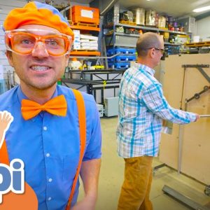 Blippi Learns Arts For Kids With Glass | Learning For Toddlers With Blippi