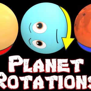 Planet Rotations for Kids | Solar System Kids Video