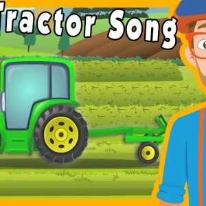 Tractors for Kids with Blippi | The Tractor Song
