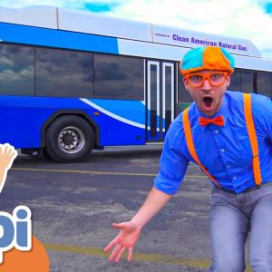 Blippi Explores a Bus! | Learn About Vehicles For Kids | Educational Videos For Toddlers