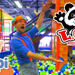 Blippi Visits LOL Kids Club Indoor Play Place! | Learn With Blippi | Educational Videos For Kids