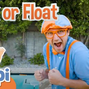 Sink Or Float With Blippi | Science Videos For Toddlers | Educational Videos For Kids