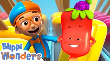 Blippi Wonders - Ice Cream Truck Adventure! | Blippi Animated Series | Cartoons For Kids