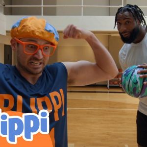 Blippi Learns to Play Basketball! | Learning Sports for Kids | Fun and Educational Videos for Kids