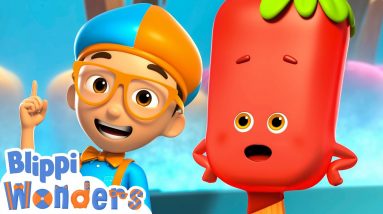Blippi Wonders - Popsicle Ice Cream and More! | Cartoons For Kids | Blippi Animated Full Episodes