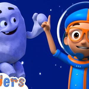 Blippi Wonders - Blippi Learns About Gravity! | Blippi Animated Series | Cartoons For Kids
