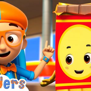 Blippi Wonders | Chocolate Factory! | Blippi Animated Series | Cartoons For Kids