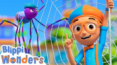Blippi Learns About Spiderwebs! - Blippi Wonders | Fun and Educational Cartoons For Kids