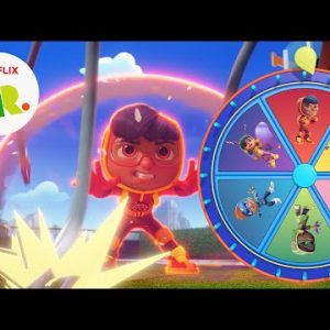 Action Pack Mystery Wheel of Action | Netflix Jr