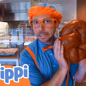 Blippi Bakes Tasty Treats at the Bakery! | Fun and Educational Videos for Kids