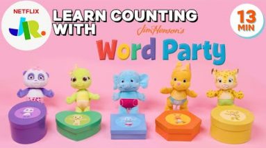 Math Mystery Boxes: Colorful Counting with Word Party 🟦 Netflix Jr