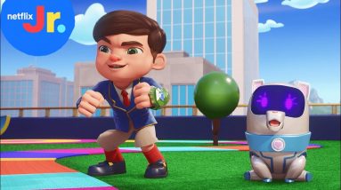 Fetch Turns Funky When Villain Takes Plunky 🐾 Action Pack | Netflix Jr