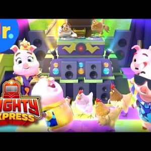 Funky Chicken Concert Corral 🐔 NEW Mighty Express Sneak Peek | Netflix Jr