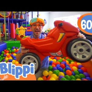 Learning with Blippi at an Indoor Playground! | Educational Videos for Kids