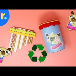 DIY Chip and Potato Instruments: Upcycling Tutorial for Kids 🎶 Netflix Jr