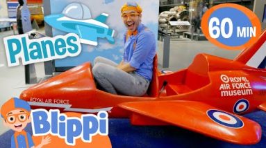 Blippi Learns About Planes At The London Museum! | Educational Videos for Kids