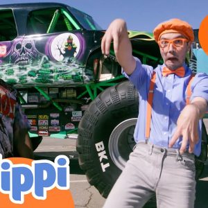 Blippi Learns About Monster Trucks! - Vehicles for Kids | Educational Videos for Kids