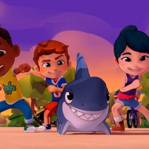 Escape the Robot Sharkdog Army! | Sharkdog | Netflix Jr