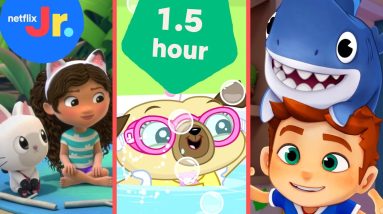 Vacation Fun in the Summer Time! w Sharkdog, Chip and Potato, Gabby & Pandy! Netflix Jr