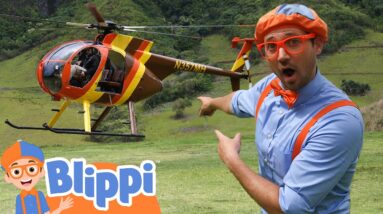 Blippi Explores Hawaii In A Helicopter! | Educational Videos for Kids