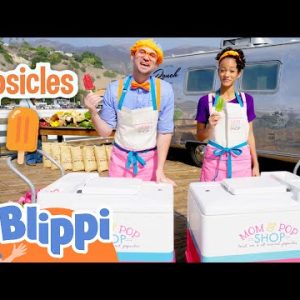 Blippi and Meekah Make Fruit Popsicles At The Ranch On The Pier | Educational Videos for Kids