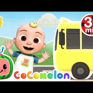 The Wheels on the Bus Dance | CoComelon Nursery Rhymes & Kids Songs - Dance Party