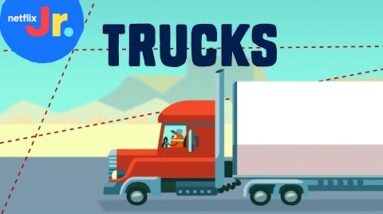 Trucks 🚚 StoryBots Vehicles Songs for Kids | Netflix Jr