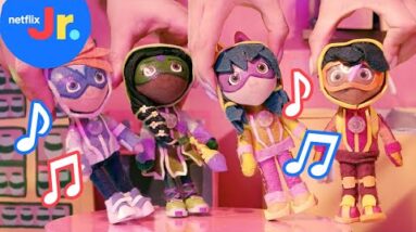 'ACTION!' Superhero Song for Kids with Action Pack Toys | Netflix Jr Jams