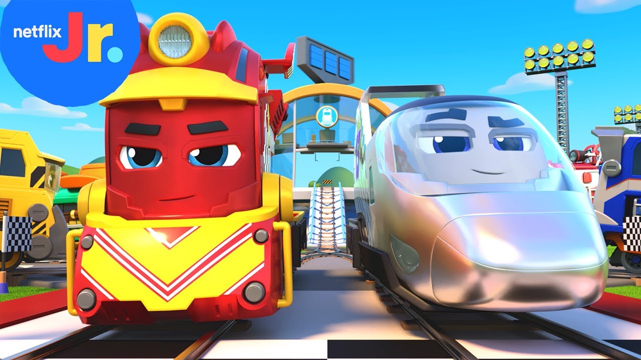 Mighty Express Mighty Trains Race Trailer 🚂 Netflix Jr