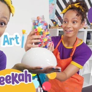 Let's Make Art with Meekah! 1 Hour of Blippi and Meekah | Educational Videos for Kids