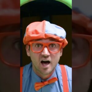 Blippi Learns Colors at the Indoor Playground 🔵 🟢 🔴! #Shorts
