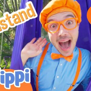 Blippi Learns Gymnastics! Educational Videos for Kids