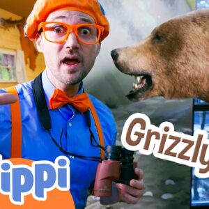 Blippi Visits a Bear at the Nature Center! Animal Videos for Kids
