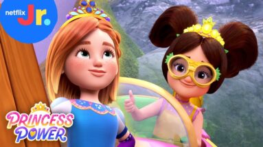 Out In The Blue Lyric Video 💙 Princess Power | Netflix Jr