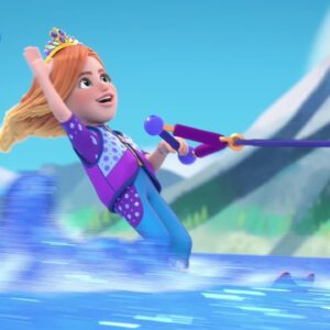 Waterskiing Whale Rescue! 🐳 Princess Power | Netflix Jr